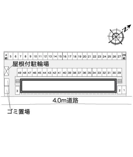 ★手数料０円★四日市市白須賀２丁目 月極駐車場